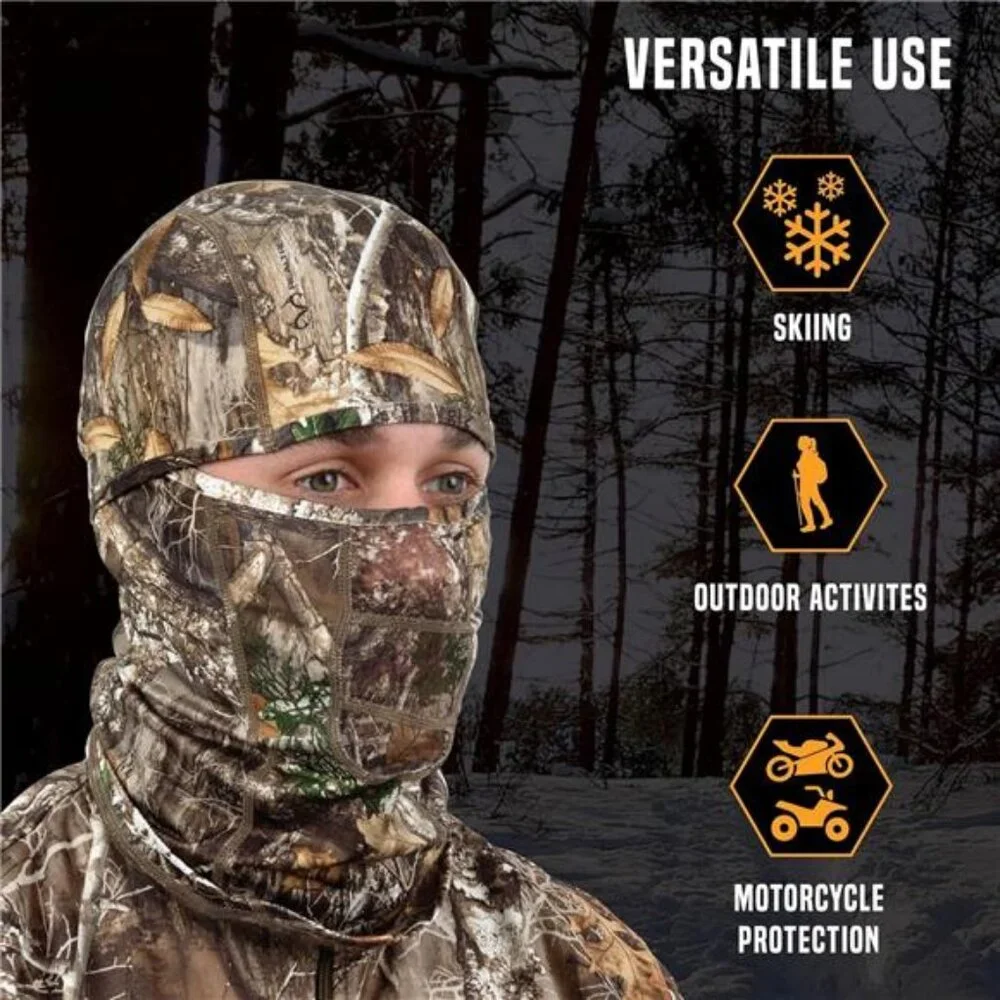 Company Vanish Stretch Fit Camouflage Balaclava, Camo Hunting Face Cover